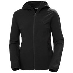 Damska kurtka wodoodporna Helly Hansen Cascade Shield. Czarne kurtki przejściowe sportowe Helly Hansen, m, bez wzorów, z polaru, bez kaptura. Za 724.50 zł.