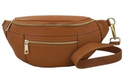 Nerka skórzana BARBERINI'S j. brązowa 935/1-12. Brązowe nerki i saszetki Barberinis, bez wzorów, ze skóry, eleganckie, małe, bez dodatków. Za 189.99 zł.