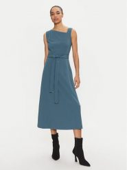 Calvin Klein Sukienka codzienna K20K207895 Zielony Regular Fit. Zielone sukienki Calvin Klein, na co dzień, bez wzorów, z syntetyku, bez kołnierzyka, bez ramiączek, proste. Za 489.99 zł.