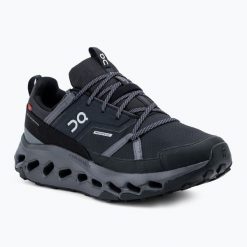 Buty damskie On Cloudhorizon Waterproof. Czarne buty trekkingowe On, z materiału, bez zapięcia. Za 803.90 zł.