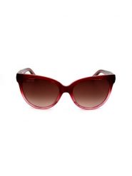 Swarovski Damskie okulary przeciwsłoneczne w kolorze bordowo-brązowym rozmiar: 56. Brązowe okulary przeciwsłoneczne Swarovski, bez wzorów, z tworzywa sztucznego, szklane. Za 293.59 zł.