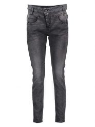Herrlicher Dżinsy - Slim fit - w kolorze antracytowym rozmiar: W26/L30. Czarne jeansy Herrlicher, l, z aplikacjami, ze skóry, klasyczne. Za 101.23 zł.