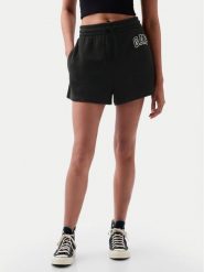 Gap Szorty sportowe 870535-03 Czarny Regular Fit. Czarne szorty sportowe GAP, bez wzorów, z bawełny. Za 129.99 zł.