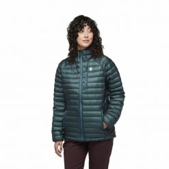 Kurtka puchowa damska Black Diamond Approach Down Hoody. Zielone kurtki Black Diamond, m, bez wzorów, z puchu, bez kaptura. Za 1,119.99 zł.