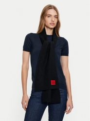 Hugo Szalik Saffa 50502605 Czarny. Czarne szaliki i kominy Hugo, bez wzorów, z materiału. Za 499.99 zł.