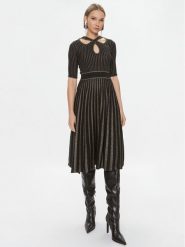 Pinko Sukienka codzienna Bitter 100413 A0L0 Czarny Regular Fit. Czarne sukienki Pinko, na co dzień, l, bez wzorów, z syntetyku, bez kołnierzyka, bez ramiączek, proste. Za 1,449.00 zł.