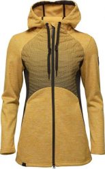 Damski sweter sportowy Loap Galima żółty. Żółte swetry Scarpa, na zimę, s, bez wzorów, z dzianiny, klasyczne, bez ramiączek. Za 180.29 zł.
