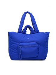 Adidas Torebka Must Haves Puffy JZ4415 Niebieski. Niebieskie shopper bag adidas, bez wzorów, z materiału, bez dodatków. Za 219.99 zł.