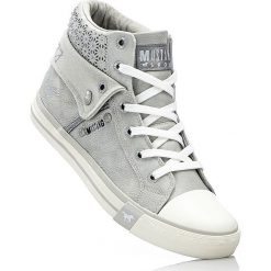 Trampki Mustang bonprix srebrny. Buty sportowe lifestyle marki bonprix. Za 169.99 zł.