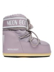 Moon Boot Śniegowce 80D1409340 Fioletowy. Fioletowe śniegowce Moon Boot, bez wzorów, ze skóry, bez zapięcia. Za 759.99 zł.