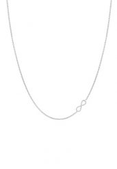 Elli Damski symbol nieskończoności Basic w srebrze próby 925 Sterling Silver Naszyjniki 1 ct. Szare naszyjniki Elli, z materiału, srebrne. Za 211.64 zł.