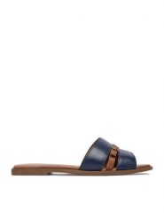 Lasocki Klapki CEO-WI33-CONA-05 Granatowy. Niebieskie klapki Lasocki, bez wzorów, ze skóry, bez obcasa, bez zapięcia. Za 149.99 zł.
