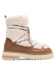 Badura Śniegowce STARK-02W4-013 Brązowy. Brązowe śniegowce Badura, bez wzorów, z materiału, bez zapięcia. Za 279.99 zł.
