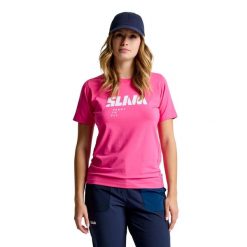 T-Shirt Slam Graphic Ws Ss Damskie. Czerwone t-shirty sportowe SLAM, l, bez wzorów, z bawełny, bez ramiączek, żeglarskie. Za 265.99 zł.