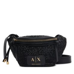 Nerka Armani Exchange. Czarne nerki i saszetki Armani Exchange, bez wzorów, bez dodatków. Za 514.99 zł.