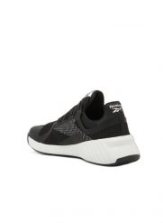Damskie buty treningowe Reebok FLIP CHARGE 100257651 czarne. Czarne buty treningowe Reebok, bez wzorów, z materiału, bez zapięcia, na fitness i siłownię. Za 189.00 zł.