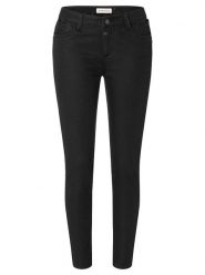 Timezone Dżinsy "Sanya" - Skinny fit - w kolorze czarnym rozmiar: W24. Czarne jeansy Timezone, z aplikacjami, klasyczne. Za 88.02 zł.