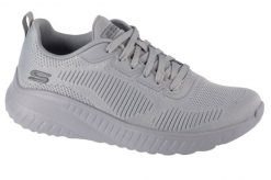Buty sportowe damskie Skechers Bobs Squad Chaos Face Off. Szare buty treningowe Skechers, bez wzorów, z materiału, bez zapięcia. Za 390.00 zł.