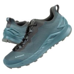 Buty sportowe Lowa 320433 6073 GORE-TEX niebieskie. Niebieskie buty trekkingowe z gore-texu, bez zapięcia. Za 640.22 zł.