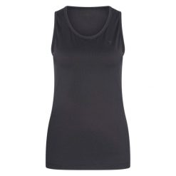 Damski tank top Euro-Star Enya. Czarne topy EURO-STAR, l, bez wzorów, retro, bez kołnierzyka, bez ramiączek. Za 255.00 zł.