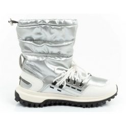 Buty śniegowce Colmar Warmer Freeze 164 srebrny. Szare śniegowce bez wzorów, z gumy, przed kolano, bez zapięcia. Za 518.78 zł.