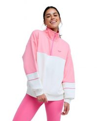 Bluza dla Kobiety ESS ENERGY NEW Różowy. Czerwone bluzy Roxy, l, bez wzorów, z bawełny, bez ramiączek, bez kaptura. Za 319.99 zł.