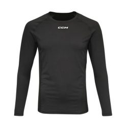 Bluzka kompresyjna z długim rękawem AD BK 2XL. Czarne bielizna termoaktywna damska CCM, bez wzorów, bez ramiączek. Za 295.00 zł.