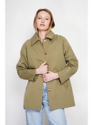 ASSUILI Kurtka przejściowa w kolorze khaki rozmiar: 34. Brązowe kurtki Assuili, bez wzorów, bez kaptura. Za 382.99 zł.