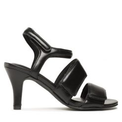 Sandały Bianco. Czarne sandały Bianco, bez wzorów, bez obcasa, na szpilce, bez zapięcia. Za 319.99 zł.