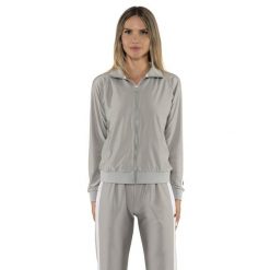 Bluza z zamek błyskawiczny na outdoor na co dzień. Zielone bluzy LEONE 1947 APPAREL, bez wzorów, z bawełny, bez kaptura, na fitness i siłownię. W wyprzedaży za 134.57 zł.