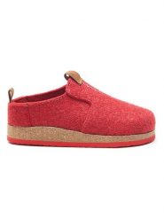 Comfortfusse Kapcie w kolorze czerwonym rozmiar: 36. Czerwone kapcie Comfortfüße, bez wzorów, z materiału. Za 249.95 zł.