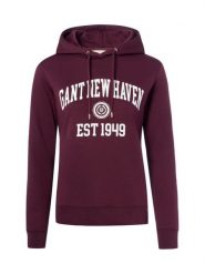 Gant Bluza z kapturem dla kobiet Kobiety brązowy, XS. Brązowe bluzy Gant, na jesień, xs, bez wzorów, z kapturem. Za 549.95 zł.