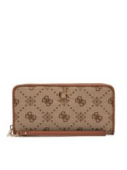 Guess Portfel Neda Slg SWJP96 54146 Beżowy. Brązowe portfele Guess, z aplikacjami, z materiału. Za 249.99 zł.