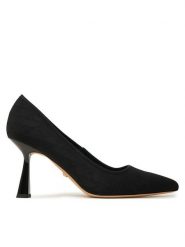 Guess Czółenka 4BGZ26 7230A Czarny. Czarne czółenka Guess, z aplikacjami, z materiału, bez obcasa, bez zapięcia. Za 489.99 zł.