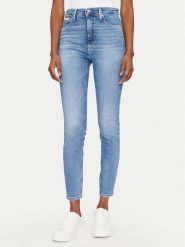 Calvin Klein Jeans Jeansy J20J225144 Niebieski Super Skinny Fit. Niebieskie jeansy Calvin Klein Jeans, bez wzorów, z bawełny. Za 319.99 zł.