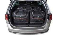 Torby Do Bagażnika Vw Golf Variant 2013-2020 5Szt Kjust. Czarne swetry KJUST, bez wzorów, z kauczuku. Za 1,523.00 zł.