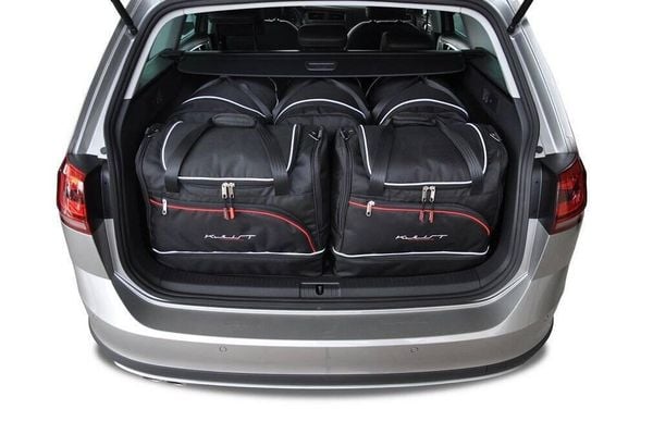 Torby Do Bagażnika Vw Golf Variant 2013-2020 5Szt Kjust. Czarne swetry KJUST, bez wzorów, z kauczuku. Za 1,581.00 zł.