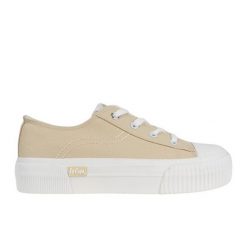 Buty Lee Cooper damskie sportowe LCW-25-02-3326LA beżowe beżowy. Brązowe buty treningowe bez wzorów, z gumy, bez zapięcia. Za 185.39 zł.