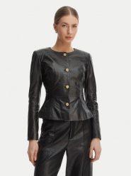 Marciano Guess Kurtka skórzana G6GL02 L0083 Czarny Regular Fit. Czarne kurtki Marciano Guess, l, z aplikacjami, ze skóry, bez kaptura. Za 1,959.00 zł.