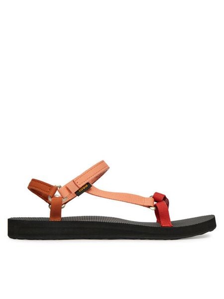 Teva Sandały Original Universal Slim 1150110 Kremowy. Białe sandały Teva, bez wzorów, z materiału, bez obcasa, na płaskiej podeszwie, bez zapięcia. Za 204.99 zł.
