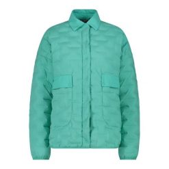 Damska kurtka puchowa CMP. Niebieskie kurtki CMP, na zimę, bez wzorów, z puchu, bez kaptura. Za 614.00 zł.