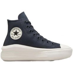 Trampki damskie Converse Chuck Taylor All Star Move Platform. Czarne trampki Converse, bez wzorów, retro, bez zapięcia. Za 299.99 zł.