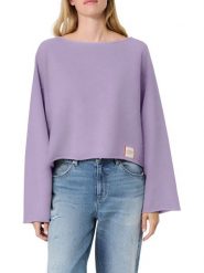 S.Oliver Bluza Kobiety Bawełna lila, 40. Bluzy S.Oliver, s, bez wzorów, z bawełny, vintage, bez ramiączek, bez kaptura. Za 229.95 zł.