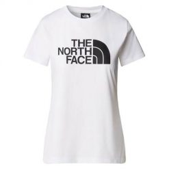 Koszulka sportowa damska The North Face Easy Tnf. Białe t-shirty sportowe The North Face, s, bez wzorów, bez ramiączek, trekkingowe. W wyprzedaży za 133.30 zł.