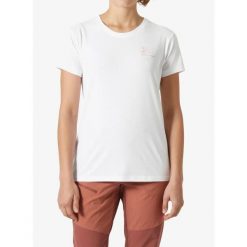 Koszulka szybkoschnąca damska Helly Hansen Skog Recycled Graphic Tee. Białe t-shirty sportowe Helly Hansen, bez wzorów, bez ramiączek. Za 146.99 zł.