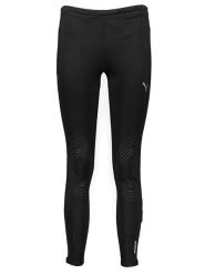 Puma Legginsy funkcyjne "Running ACTV" w kolorze czarnym rozmiar: S. Czarne legginsy Puma, bez wzorów, sportowe. Za 180.06 zł.
