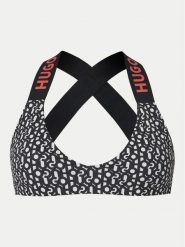 HUGO Góra od bikini Monogram 50534948 Czarny. Czarne bikini Hugo, bez wzorów, z syntetyku. Za 179.99 zł.