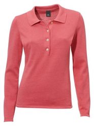 Heine Sweter w kolorze koralowym rozmiar: 48. Czerwone swetry Heine, bez wzorów, z bawełny, bez ramiączek. Za 78.99 zł.