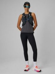 4F Legginsy do biegania szybkoschnące damskie - czarne M. Czarne legginsy 4f, bez wzorów. Za 169.99 zł.