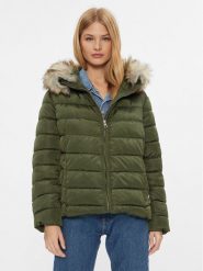ONLY Carmakoma Kurtka puchowa 15305702 Zielony Regular Fit. Zielone kurtki Only Carmakoma, na zimę, bez wzorów, z puchu, bez kaptura. Za 199.99 zł.